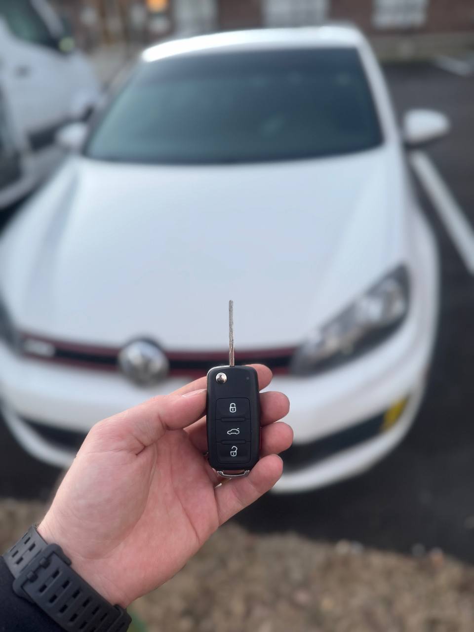 Volkswagen key made by mobile locksmith Richmond KY